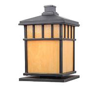 Factory Outlet Traditional Park Garage Exterior Outdoor E27 Post Lantern Night Lamp Wall Area Retro Light Vintage Industrial Waterproof IP65 Column Lights Frosted Glass Shade Lawn Garden Landscape Lig
