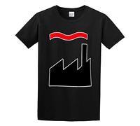 Factory Records Retro Record Label Clothing Mens Music T-Shirt Happy Mondays T-Shirt Graphic Unisex Tee Shirt Black XXL