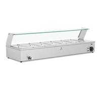 Bain Marie - 6 GN 1/3 containers - Royal Catering RCBM-11