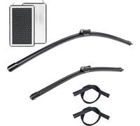 Factory Tesla Model 3 Model Y Windshield Wiper Blades Replacement for Tesla Model 3 2017 2018 2019 2020 2021 2022 Model Y 2020 2021 2022 26"/19"(Set of 2)。