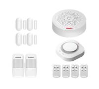 Factory WIFI Home Burglar Security Wireless Tuya Alarm System Motion Detector APP Control Fire Easy To Install(No.4)
