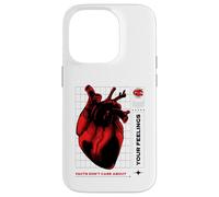 Facts Don't Care About Your Feelings (Heart Graphic) Case for iPhone 14 Pro