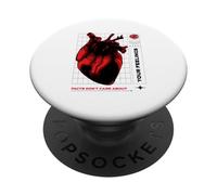Facts Don't Care About Your Feelings (Heart Graphic) PopSockets Adhesive PopGrip