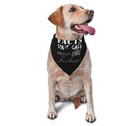 Facts Don't Care About Your Feelings Spring Dog Bandanas Boy Bulk Puppy Kerchief Adjustable Soft Triangle Bibs Accessories for Small Medium Large Dogs Cats White