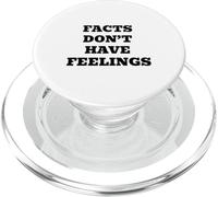 FACTS DONT HAVE FEELINGS Bold Statement Design PopSockets PopGrip for MagSafe