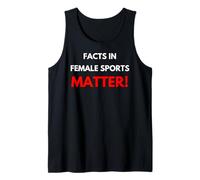 Facts in Female Sports Matter! Tank Top