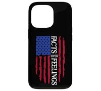 Facts Over Feelings Flag Sign USA American Flag Freedom US Case for iPhone 13 Pro