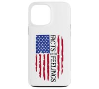 Facts Over Feelings Flag Sign USA God Family Country Freedom Case for iPhone 13 Pro Max