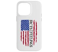 Facts Over Feelings Flag Sign USA God Family Country Freedom Case for iPhone 14 Pro Max