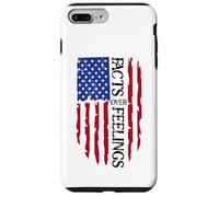 Facts Over Feelings Flag Sign USA God Family Country Freedom Case for iPhone 7 Plus/8 Plus