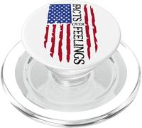 Facts Over Feelings Flag Sign USA God Family Country Freedom PopSockets PopGrip for MagSafe
