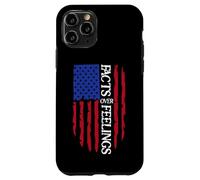 Facts Over Feelings Sign USA Flag God Family Country Freedom Case for iPhone 11 Pro