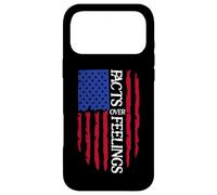 Facts Over Feelings Sign USA Flag God Family Country Freedom Case for iPhone 17 Pro Max