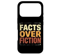 Facts Over Fiction Retro Truth Logic Vintage Text Case for iPhone 17 Pro
