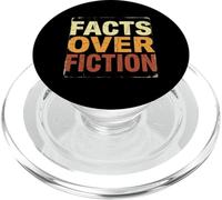 Facts Over Fiction Retro Truth Logic Vintage Text PopSockets PopGrip for MagSafe