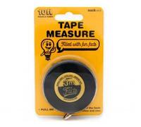 Suck UK | Fact Filled Tape Measure | 3m Double Sided Tape | Novelty Gifts For Boys & Boys Birthday Gifts | Measuring Tapes For Stocking Fillers Kids | Retractable Measure | Fun Measurement