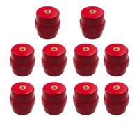 FACULX 10 Pcs Busbar Insulators SM-35 High Strength Polyester Spacer Insulators For Power Distribution Cabinet Power Transmission