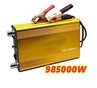 FACULX 12V Power Inverter, High Efficiency DC To AC Converter, 985000W Output, With Overload Protection Silent Operation For RV Boat Solar System(A)