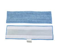 FACULX 2PCS Microfiber Washable Reusable Mop Replacement for Polti Moppy Steam Engine for Floor Cleaning and Scrubbing Microfiber Reusable Mop Pads