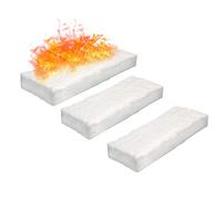 FACULX 3PCS Ceramic Wool Sponge for TableTop Fire Pit Bowl, Bioethanol Fuel for Ventless Fireplaces, Extended Burn Time fire wick, Basic Fuels for Bioethanol Fireplaces Outdoor Indoor