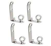 FACULX 4Pack Load Stops Brackets, Replace T-Slot Truck Crossbars for Ladder, Firewood, Skis, Roof Rack Cross Bar Accessories