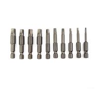FACULX 5-Point for Torx Screwdriver Bit Set, 10-Piece Magnetic Security Bits for H2.15 to H7.55, Precision Tool for Electronics and Automotive Repairs