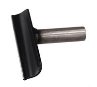 FACULX 6-Inch Stainless Steel Round Bar Tool Rest for Wood Turning Lathe Woodworking Projects, 150mm Length 25.4mm Shank, Wear-Resistant