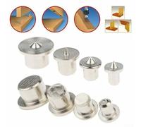 FACULX 8 Piece Dowel Centre Point Set 6Mm 8Mm 10Mm 12Mm Steel Wood Drilling Alignment Tool For Woodworking Joinery And Furniture Making