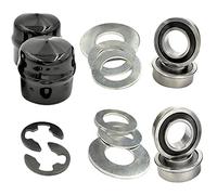 FACULX 9040H Front Wheel Bushing to Bearing Conversion Kit Compatible with Craftsman Lawn Mower Fits 532009040, 532124959, 91334, 491334MA, 5920H, 9040HR, 9040N