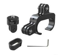 FACULX Aluminium Alloy Bike Mount for Garmin Computer Bracket | and Action Camera Holder with 1/4 Inch Connector Adapter, Road Bicycle Handlebar Stand
