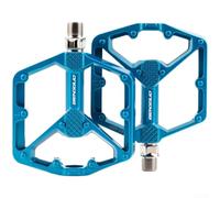 FACULX Aluminium Alloy Bike Pedals with Non Slip Wide | Platform, Sealed Dual Bearing for MTB Road Cycling, for Quick Release Crank Arms Foot Rests, Colorful