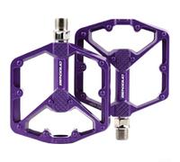 FACULX Aluminium Alloy Bike Pedals with Non Slip Wide | Platform, Sealed Dual Bearing for MTB Road Cycling, for Quick Release Crank Arms Foot Rests, Colorful
