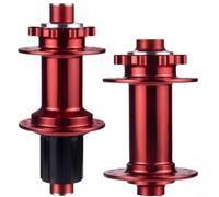 FACULX Aluminium Alloy for Mountain Bike Hub 4 Bearing Sealed | 120 Click Ratchet Freehub, 32H Disc Brake Front Hub for Boost 110x15mm Thru Axle, MTB Bicycle