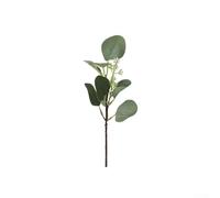 FACULX Artificial Eucalyptus Leaves, Realistic Fake Greenery Stems, Plastic Foliage for Home Wedding Decor Photography Backdrop Arrangement