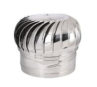 FACULX Chimney Spinner Cowl Stainless Steel, Rotating Cap, Top, Hat, Cover for Flue Pipe