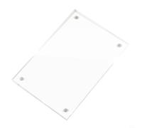 FACULX Clear Acrylic Photo Frame,Magnetic Display Stand,Desktop Ornament Portrait,Landscape Picture Holder For Home Office Decor(10x15cm)