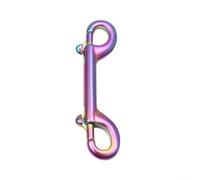 FACULX Double End Hook Snap, 316 Stainless Steel Diving Buckle, Spring Loaded for BCD, Scuba Diving Gear, Marine Hardware, Pet Harnesses, Key Chains(115mm)