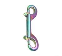 FACULX Double End Hook Snap, 316 Stainless Steel Diving Buckle, Spring Loaded for BCD, Scuba Diving Gear, Marine Hardware, Pet Harnesses, Key Chains(90mm)
