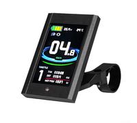 FACULX Electric Bike LCD Display 24V 36V 48V Cycle Computer Speedometer and Mileage Meter for KT Controller with 5 Pin SM Connector, Weatherproof Monitor Panel