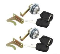 FACULX Electric Bike Trunk Lock, Scooter Rear Box Latch | Silver Metal, Anti Theft, General, Tail Case Security, for battery Compartment