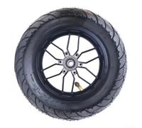 FACULX Electric Scooter Front Wheel Assembly 255x80, 6 Inch | Explosion Proof Rubber Tire with Alloy 6061 Hub, Wear Resistant Complete Wheel Set Replacement