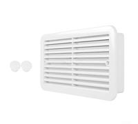 FACULX Extractor Air Vent Side Ventilation Fan Electric Exhaust for Caravan, Motorhome, Campervan, 4..8W 24V Radiator Exhaust Fan(white)