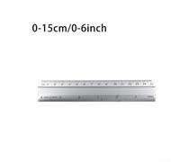 FACULX for aluminium Straight Edge Ruler 15cm 20cm 30cm - Professional | Dual Scale Measuring Tool with Metric and for imperial Units, Precision Aluminum Alloy Drafting Rule for Engineers