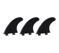 FACULX for surfboard Fins Set for FCS for g5 System, Black Nylon