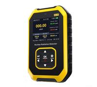 FACULX Geiger-Counter Nuclear Radiation Detector, Radiation Dosimeter with LCD Display, Portable Handheld Beta Gamma X-ray Rechargeable Radiation Monitor Meter(yellow)
