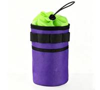FACULX General Bike Cup Holder Handlebar Insulated Drink Holder | Mesh Pockets Build, Mountain Road E-Bike Use, for stroller Wheelchair Scooter Fit