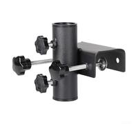 FACULX Heavy Duty Balcony Umbrella Holder Clamp, Garden Fence Parasol Decking Holding Bracket Stand, Clamping Range 20-63mm for Umbrella Pole Diameter 23-38mm