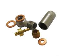 FACULX Hydraulic for Brake Hose Fittings for Hope Tech 3 E4 X2 | for Copper Compression Connectors, Aluminium, MTB Brake Line Repair