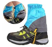 FACULX Lightweight Snow Gaiters Waterproof, Black, Silicone Coated | Nylon Leg Guards for Hiking, Tear-Resistant Design Keeps Mud Out, Ideal for Mountaineering and Outdoor Winter
