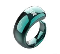 FACULX Muslim Prayer Ring Digital Smart Tasbih Counter Wearable with LED Display, IP68 Waterproof, 5 Daily Reminders, Adjustable Sizing for Comfort(Green)